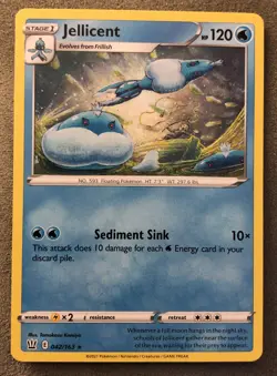2021 Pokemon TCG Sword & Shield Battle Styles Jellicent 042/163 NM - Image 1