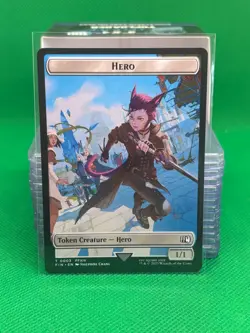 MTG - Hero 3/ Food 22 Final Fantasy Tokens - Image 1