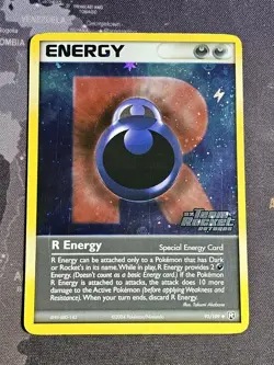 R Energy Reverse Holo - ex Team Rocket Returns 95/109 2004 LP+ Pokemon - Image 1