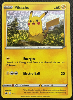 Pikachu 7/15 Mcdonald's Promos Holo LP Pokemon 2022 - Image 1