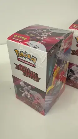 Pokemon TCG Destined Rivals Sealed HALF Booster Box 18 Packs x 2 Pair (36 Packs) - Image 2