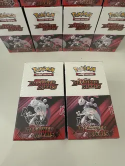 Pokemon TCG Destined Rivals Sealed HALF Booster Box 18 Packs x 2 Pair (36 Packs) - Image 3