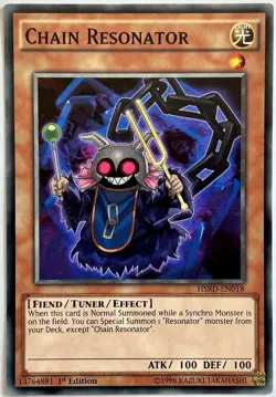 HSRD-EN018 Chain Resonator - Common 1st Edition Near Mint YuGiOh Card - Image 1
