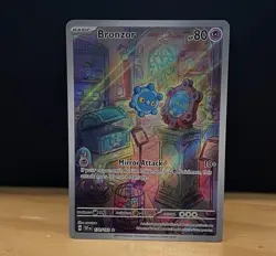 Bronzor 170/162 Gold / Illustration Rare TEF Pokemon TCG NM - Image 1