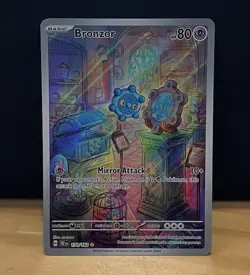 Bronzor 170/162 Gold / Illustration Rare TEF Pokemon TCG NM - Image 2