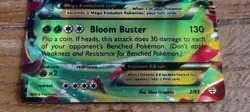 2016 Pokemon Mega M VENUSAUR EX 2/83 Full Art Holo - Image 5