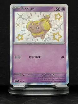 Pokemon Card Fidough SVP 069 Black Star Promo Shiny Paldean Fates - Image 1