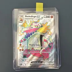 Pokemon Skeledirge ex SVP 081 Paldean Fates Shiny Holo Black Star Promo NM - Image 1