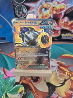 Pokemon Card Iron Boulder ex SVP 147 Black Star Promo Near Mint - Image 2