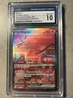 Pokemon Mew ex 151 Ultra-Premium Coll. Full Art Promo SVP EN 053 CGC 10 Gem Mint - Image 1