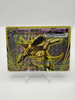 Nidoking BREAK 46/108 XY Evolutions Holo Rare Pokemon Card NM - Image 1