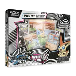 Pokemon Black Bolt & White Flare Unova Victini Illustration Collection - Image 1