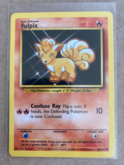 1999 Pokemon Base Set - VULPIX #68 - Near Mint - Image 1