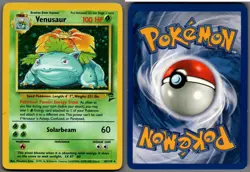2000 Pokemon, Base Set 2, #18/130 Venusaur, Holo Rare (b) - Image 1