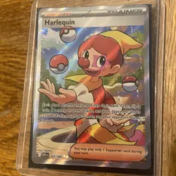 Pokemon Card White Flare Harlequin SR 163/086 Full Art English. Pack Fresh. - Image 1