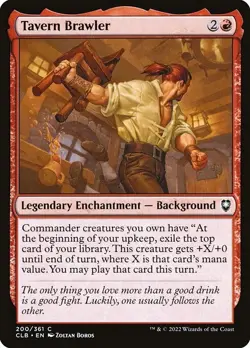 Tavern Brawler Foil CLB 200 Common MTG - Image 1