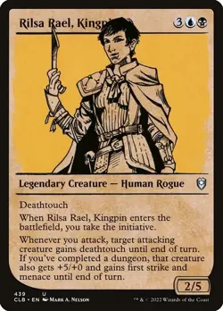 Rilsa Rael, Kingpin Foil Showcase CLB 439 Uncommon MTG - Image 1