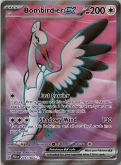 2023 Scarlet & Violet Series - Paradox Rift Bombirdier ex Ultra Rare #234 - Image 1