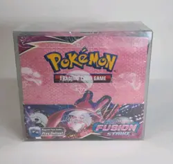 Pokemon TCG Sword & Shield Fusion Strike Booster Box Factory Sealed Plastic Case - Image 1