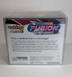 Pokemon TCG Sword & Shield Fusion Strike Booster Box Factory Sealed Plastic Case - Image 3
