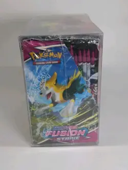 Pokemon TCG Sword & Shield Fusion Strike Booster Box Factory Sealed Plastic Case - Image 4