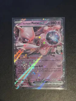 Pokemon TCG: Team Rocket's Mewtwo ex Rare Destined Rivals 081/182 |🔥FREE P&P🔥 - Image 1