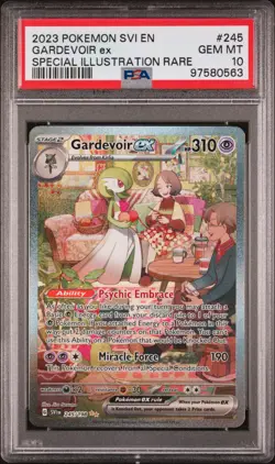 2023 POKEMON SVI EN-SCARLET & VIOLET #245 GARDEVOIR EX PSA 10 - Image 1