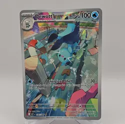 Dewott 106/086 Illustration Rare Pokemon White Flare Mint - Image 1