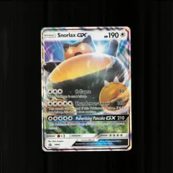 Pokemon - Snorlax GX - SM05 - Black Star Promo - Half Art Card - Image 1