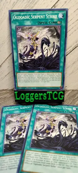 Yu-Gi-Oh! Ogdoadic Serpent Strike x3 / BACH EN058 1st Edition NM - Image 1