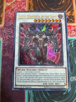 Yu-Gi-Oh! Draco Berserker of the Tenyi CHIM-EN035 Ultra Rare 1st Edition NM - Image 1