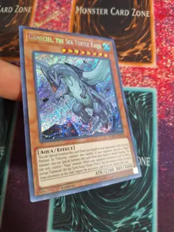 Yu-Gi-Oh! Gameciel, the Sea Turtle Kaiju BLRR-EN075 Secret Rare 1st Edition NM - Image 2