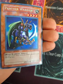 Yu-Gi-Oh! TCG Panther Warrior CT2-EN006 Secret Rare Limited Lightly Played - Image 3