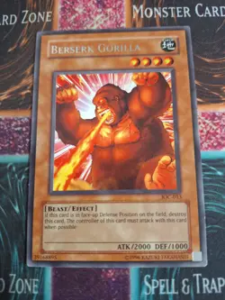 Yu-Gi-Oh! Berserk Gorilla IOC-EN013 Rare OG Unlimited Near Mint - Image 1