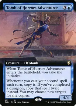 Tomb of Horrors Adventurer Extended Art Foil CLB 567 Rare MTG - Image 1