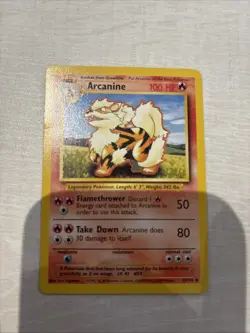 Pokemon TCG Growlithe & Arcanine Base Set Unlimited Uncommon Card 23/102 28/102 - Image 5