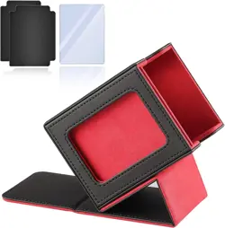 MTG Deck Box for Commander Display - PU Leather, Scratch Resistant, 100-Card Fit - Image 3