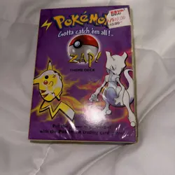 1999 Pokemon Zap! Theme Deck - Sealed - EXC - Trading Card Game - WOC06058 742818060585 - Image 1