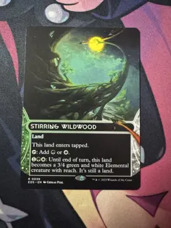 x1 Stirring Wildwood (0039) - Borderless R MTG Edge of Eternities: Stellar Sight - Image 1