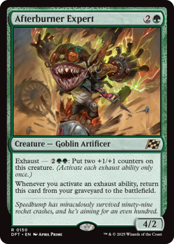 Afterburner Expert 0150 ~ Foil Mythic NM MTG Aetherdrift - Image 1