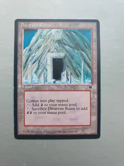 Dwarven Ruins, MTG Fallen Empires (1994) Uncommon Land - Image 1