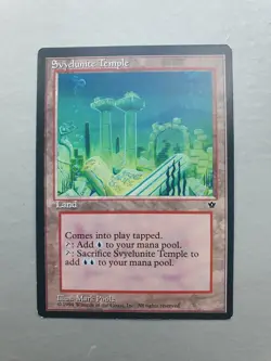 Svyelunite Temple, MTG Fallen Empires (1994) Uncommon Land - Image 1