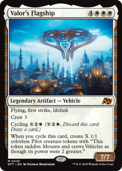 Valor's Flagship 0035 ~ Mythic NM MTG Aetherdrift - Image 1
