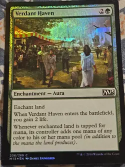Verdant Haven FOIL Magic 2015 M15 MTG - Image 1