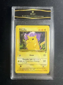 Pokemon Pikachu Base Set 2 #87 (MINT BGA 9) - Image 1