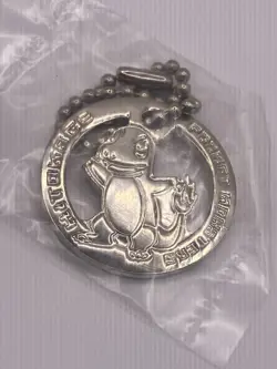 Charmander! Pokemon VTG 1999 Pokemon Sealed Metal Keychain Coin Gachapon - Image 1