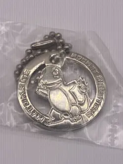 Charmander! Pokemon VTG 1999 Pokemon Sealed Metal Keychain Coin Gachapon - Image 2