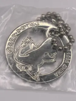 Charmander! Pokemon VTG 1999 Pokemon Sealed Metal Keychain Coin Gachapon - Image 5