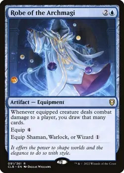 Robe of the Archmagi CLB 91 Rare MTG - Image 1