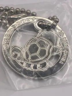Squirtle! Pokemon VTG 1999 Pokemon Sealed Metal Keychain Coin Gachapon Banpresto - Image 4